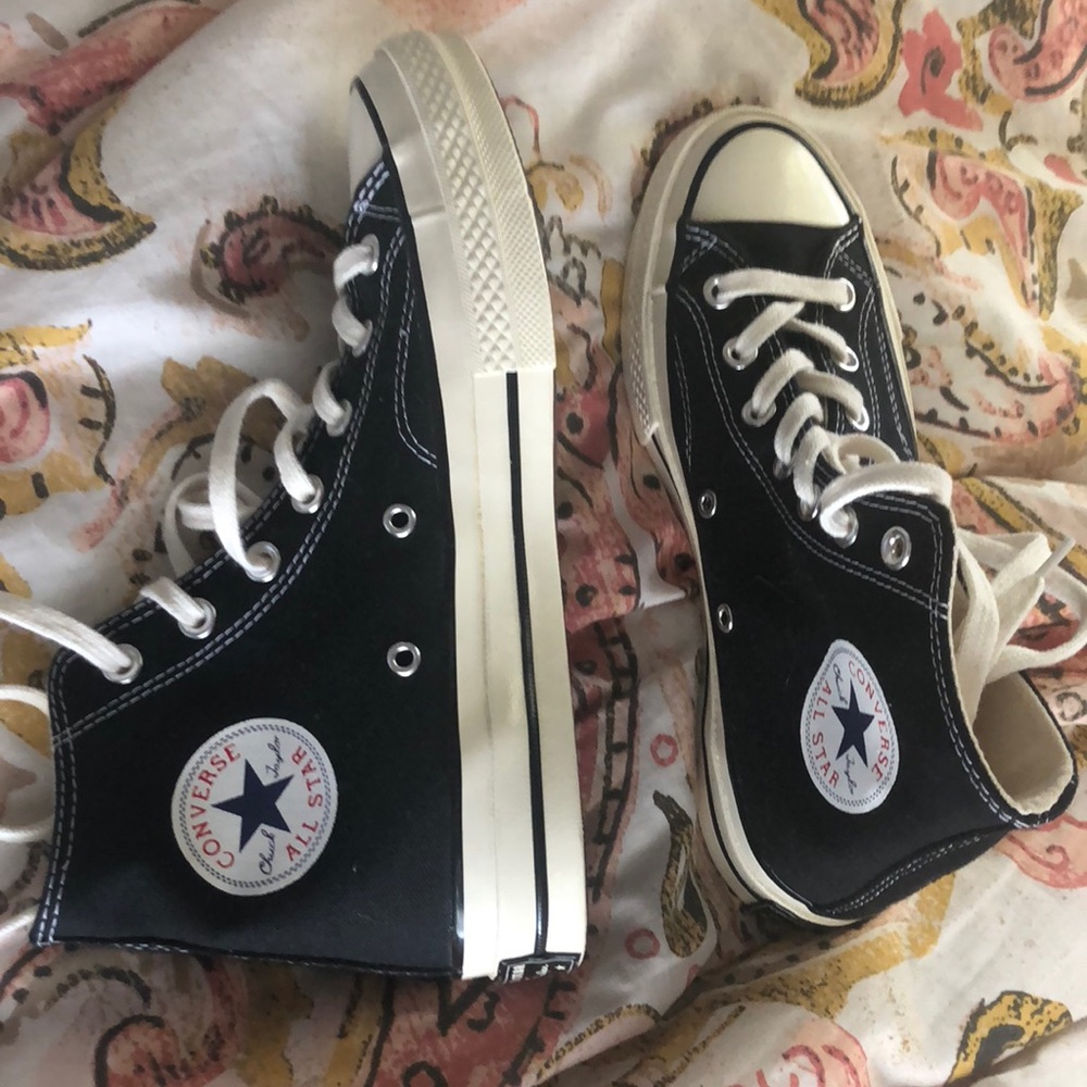 New Black high top converse